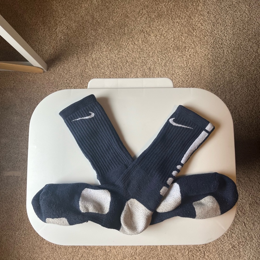 Nike Elite Socks - Navy/White
